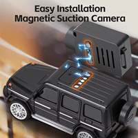 Voiture télécommandée miniature EPT 1/64 avec caméra, contrôle APP 2.4G entièrement proportionnel, véhicule de poche avec lumières, jouets avec caméra HD FPV Wi-Fi et gyroscope