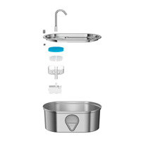 Fontaine à eau automatique pour chat en acier inoxydable 304, capacité 3,5 L, rechargeable, utilisation intérieure, avec filtre – Meilleure vente
