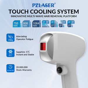 Pzlaser EOS Ice 4 sóng chuyên nghiệp Diode Máy tẩy lông bằng laser xách tay 808nm Máy tẩy lông - Product Image 3