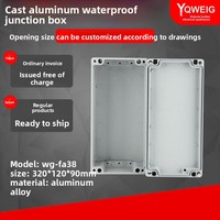 Boîte de jonction en aluminium moulé FA38 320*120*90mm, boîte d'étanchéité de câbles extérieure fabriquée en Chine continentale