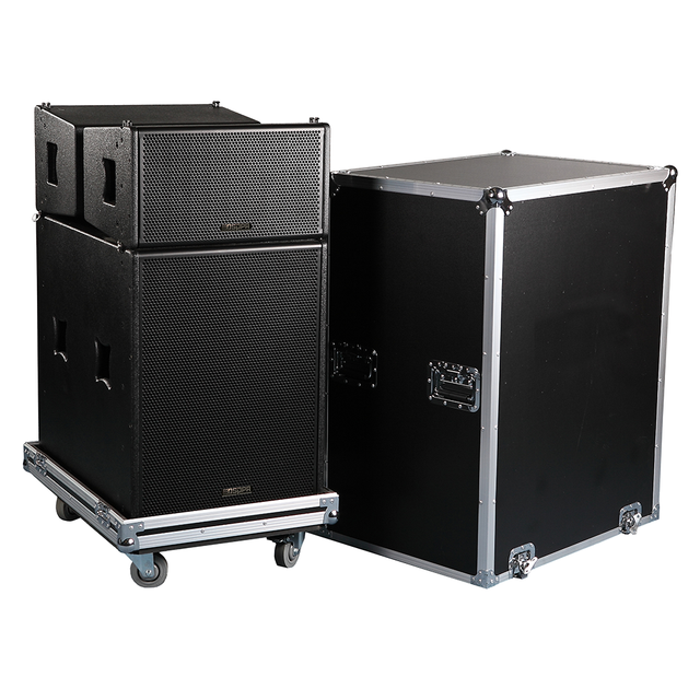 Professional 350W Two-Way Passive Mobile Line Array Full Range Speaker Active 18\" Subwoofer Plastic Professional Speakers