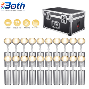 20 projecteurs LED miniatures rechargeables à haute luminosité 10W avec étui, contrôle sans fil, pour fêtes - Product Image 1
