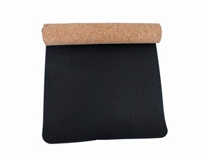 Imprimé personnalisé Recyclé Liège Tapis de Yoga En Caoutchouc Naturel Dans Le Sac - Product Image 4
