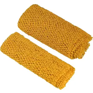 West authentic african net peeling long net sponge shower bath accessories flat dead skin remover body exfoliator