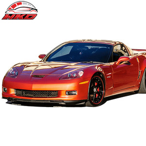 Convient pour Chevrolet Corvette C6 Z06 05-13, spoiler de pare-chocs avant style d'origine - Accessoire extérieur de haute qualité en PU - Product Image 2