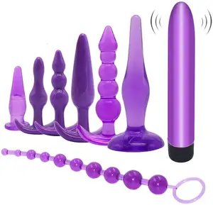 Men Relax 9618678282 Silicone Anal Plug Butte Beads Anus Training Adult Sex Toys ANAL plug