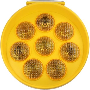 Luz Estroboscópica Solar para Barrera Vial, Luces de Seguridad Intermitentes a Prueba de Agua, Luz Solar Intermitente Tipo Girasol para Carreteras y Zonas de Trabajo - Product Image 1