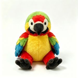Peluche de guacamaya roja personalizado, peluche de loro, juguete de peluche de guacamaya roja - Product Image 5