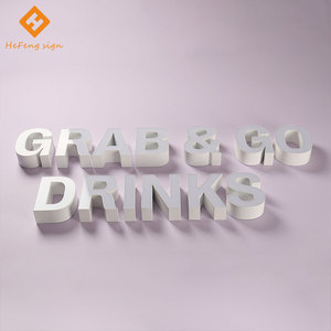 Insegna LED 3D in Acrilico Personalizzata - Segnaletica Illuminata Direttamente dalla Fabbrica per Negozi di Bevande Grab & Go - Product Image 6