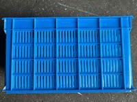 Caisses en plastique HDPE solides de haute qualité 610x420x360mm MOQ 300 pièces Vente en gros Stockage de fruits Couleur personnalisée - Meilleur choix Logo personnalisé