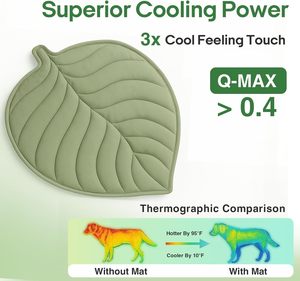 Hunde kühl matte-Große Blattform, wasch bar, rutsch fest, leicht - Product Image 5