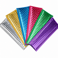 Pochettes d'expédition métalliques brillantes, enveloppes métalliques brillantes, anti-poussière, légères, taille personnalisée pour l'artisanat, OEM ODM