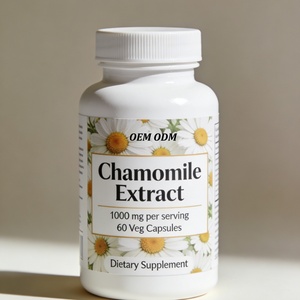 Cápsulas de Extracto de Flor de Manzanilla, Suplemento Herbal OEM ODM, Sin Gluten, Favorece el Sueño y Alivia el Estrés - Product Image 1