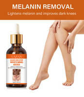 Sérum Éclaircissant Rapide pour Phalanges Foncées, Correcteur de Pigmentation pour Peau Noire, Mains, Coudes, Genoux, Intense Dissolvant de Taches