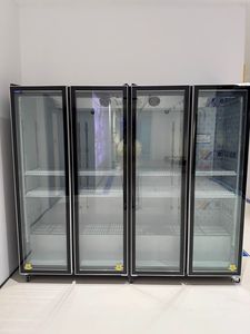 YINZHENG <span class=keywords><strong>Armoire</strong></span> Réfrigérée Commerciale 4 Portes à Refroidissement par Air pour Boissons, Vitrine Réfrigérée Monotempérature, Équipement de Réfrigération - Product Image 5