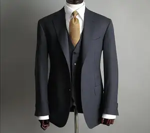2019新款现代修身商务西装外套英格兰灰色风格男士结婚套装