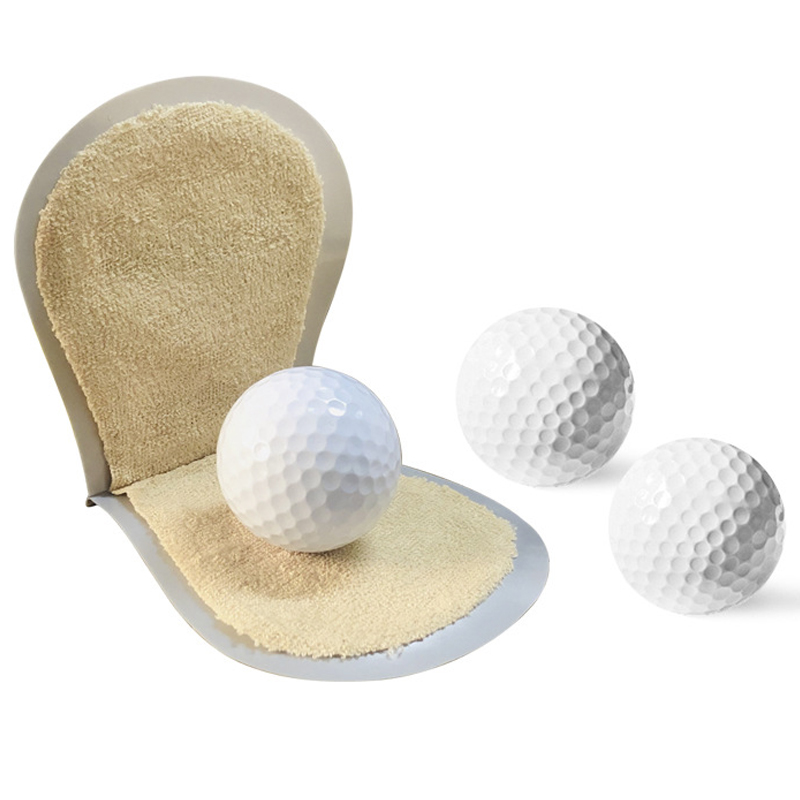 New arrival sports golf ball cleaning towel Reusable & Washable Golf Ball clean accessory tool