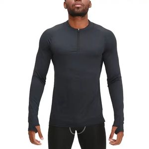 Produttore Personalizzato di Abbigliamento Sportivo, Magliette a Compressione a Maniche Lunghe per Uomo, Top Fitness Maschile - Product Image 6