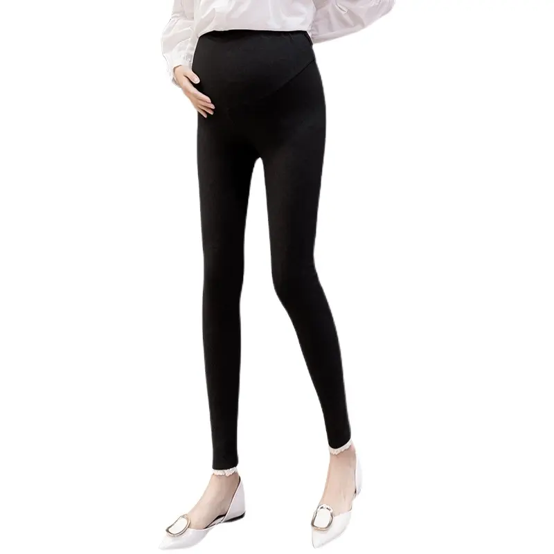 2023 New Autumn Clothes For Maternity Leggings Render Panties Women's Belly Pregnancy Ruffles Trousers