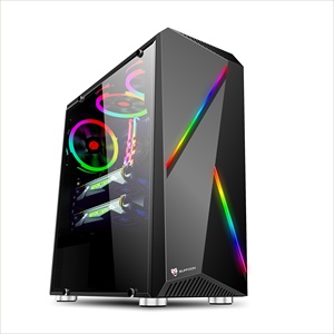 2020 nueva estructura de juego ATX ITX <span class=keywords><strong>pc</strong></span> caso con <span class=keywords><strong>tira</strong></span> de luz <span class=keywords><strong>led</strong></span> <span class=keywords><strong>RGB</strong></span> - Product Image 1