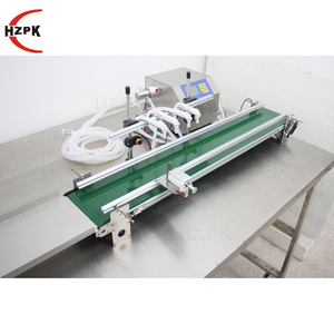 Máquina de Llenado de Líquidos HZPK, Bomba Automática, Digital, Pequeña, para Botellas de Perfume, de Sobremesa, con Cuatro Cabezales, para Líquidos Corrosivos - Product Image 3