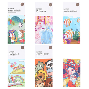 Livres de coloriage créatifs à l'<span class=keywords><strong>aquarelle</strong></span> sans dégâts, peinture à l'eau, activités de voyage, cadeaux d'anniversaire, échange de cadeaux, cadeaux pour fêtes artistiques - Product Image 6