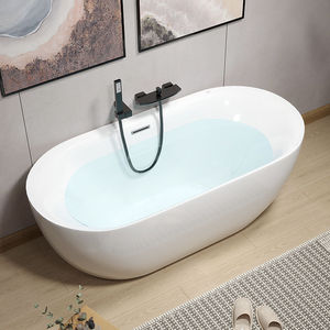 Bañera independiente ovalada de acrílico Wan Yusen, moderna y duradera para adultos. - Product Image 2