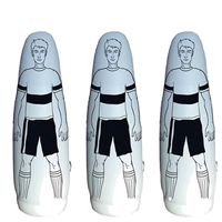 Mannequin gonflable haute résistance pour l'entraînement des gardiens de but de football, en plastique, pour la pratique professionnelle