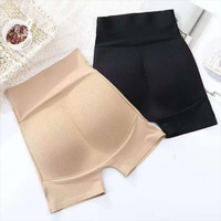 Culotte gainante taille haute pour femme, respirante, sans couture, en nylon, avec maintien ferme du ventre et rembourrage pour rehausser les fesses