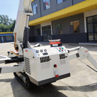 Guindaste Aranha RST L-618 com Certificação CE e EPA, Movido a Diesel/Elétrico, Capacidade de 3, 5 e 8 Toneladas, Lança Telescópica, Guindaste de Esteira com 1 Ano de Garantia