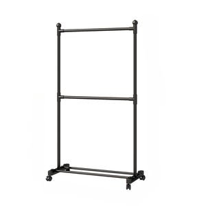 家庭用多機能床立っている衣類ラックホイール付き移動可能な衣類乾燥ラックオーガナイザーカートBacolny布ラック - Product Image 1