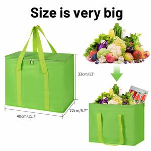 Bolsa Térmica Porta Alimentos a Prueba de Fugas para Picnic, Bolsa Aislante para Bebidas, Bolsa Refrigerante para Comestibles con Cierre Superior - Product Image 4
