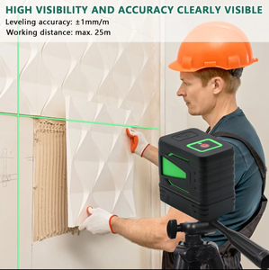 Tự làm nhà máy chuyên nghiệp giá mức độ cầm tay <span class=keywords><strong>laser</strong></span> 2 dòng mức độ <span class=keywords><strong>laser</strong></span> màu xanh lá cây - Product Image 6