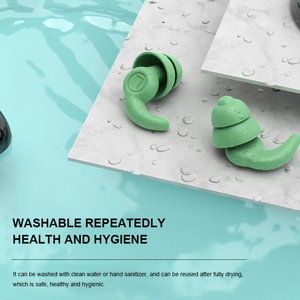 Ear Plugs for Sleeping <strong>Noise</strong> Cancelling of Silicone Reusable <strong>Earplugs</strong> for <strong>Noise</strong> Reduction <strong>Earplug</strong> Sound <strong>Blocking</strong> - Product Image 3