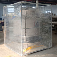 Tour de refroidissement industrielle à contre-courant ouverte MASTER COOLING avec tête de pulvérisation remplie de PVC, buse, bouteille, noyau en matériau FRP et pompe à moteur