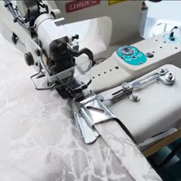 Máquina de Coser y Rematar Cortinas Lihua, Equipo para Coser a Ciegas y Rematar Bordes