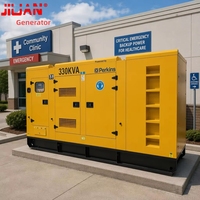 Grupo Electrógeno Perkins de 330 kVA con Motor Diésel 1706A Trifásico de 250 kW, 300 kW, 400 kW, Generador Diésel Silencioso de Emergencia para Hospital