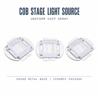 Source de lumière LED COB 630nm Rouge et 940nm IR, puce 50-60W 2*1750mA 42-48V, substrat en cuivre rouge, composant double bande