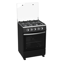 Kompor Gas Cair Multifungsi 4 Tungku Berdiri Sendiri Bahan Stainless Steel Kapasitas Besar Estufas De Gas Con Horno Kitchen Range