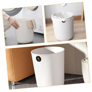 Grand seau de rangement rond minimaliste en PP+TPR pour la maison, le bureau et la cuisine, pratique S0395/S0396 - Product Image 5