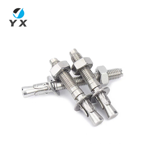 สลักยึดแบบลิ่มอะลูมิเนียมเคลือบสังกะสีคุณภาพสูง ผลิตจากเหล็กกล้าไร้สนิม 304 ความแข็งแรงสูง สำหรับยึดติด<span class=keywords><strong>ผนัง</strong></span>คอนกรีตภายในอาคาร - Product Image 2