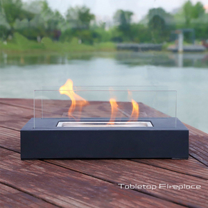 Chimenea Portátil <span class=keywords><strong>de</strong></span> Bioetanol Cookwin para Exteriores, Rectangular, <span class=keywords><strong>de</strong></span> Sobremesa - Product Image 2