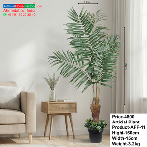 <b>Artificial</b> Areca <b>Palm</b> Plant Real Touch Tropical Indoor Decorative Potted Plant for Home Office Hotel Decor - Product Image 6
