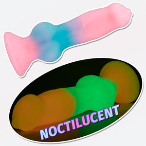 <span class=keywords><strong>Penis</strong></span> anjing bercahaya dalam gelap simulasi <span class=keywords><strong>Penis</strong></span>, hewan simulasi alien besar, Dildo palsu besar untuk wanita 13 inci XXL - Product Image 6