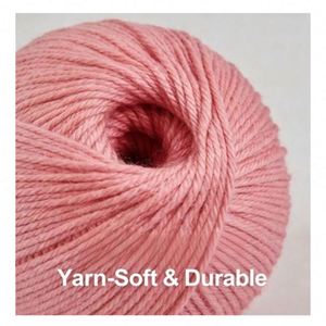 Beginner Portable Crochet Yarn Kit Square Fabric <b>Knitting</b> Tools Accessories DIY Starter Practice Set with <b>Storage</b> Carrying Bag - Product Image 5