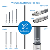 Grande antenne omnidirectionnelle Wi-Fi extérieure pour station de base CB, Lora, GPS, 12dBi, bi-bande 2.4G/5.8G, amplificateur de signal vertical 5G en fibre de verre