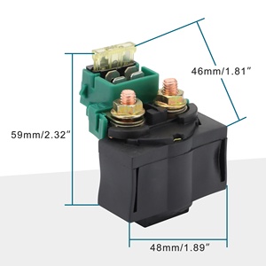 Relé Solenoide de Arranque para Motocicleta GOOFIT, Compatible con EL250 EN500 EX 250 ZX1000 ZX 1100 <span class=keywords><strong>GS500</strong></span> GSXR1100 VT600 CRF150 GL1100 - Product Image 2