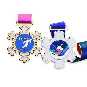 RENHUI <span class=keywords><strong>Ski</strong></span> <span class=keywords><strong>Ski</strong></span> Award Trophée Métal Artisanat Sports Médailles et trophées personnalisés Médailles - Product Image 1