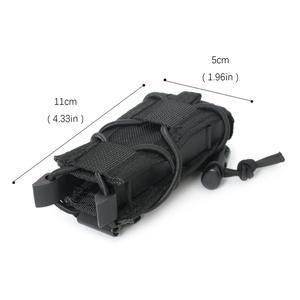 กระเป๋าคาดเอวอเนกประสงค์แบบยุทธวิธี ไนลอน สำหรับใส่ปืนพก 9 มม. แบบยืดหยุ่น ระบบ MOLLE สำหรับเก็บอุปกรณ์ป้องกันตัว - Product Image 2