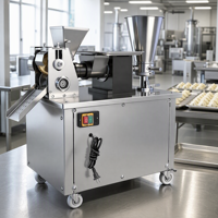 Machine à samosas, gyozas, empanadas et wontons automatique compacte pour table, en acier inoxydable, pour usage commercial, gain de place